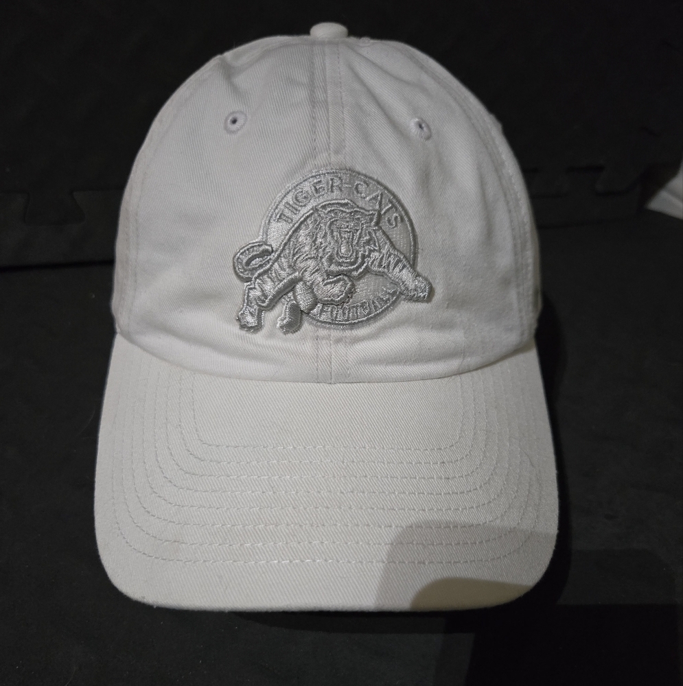 White Embroidered Cap